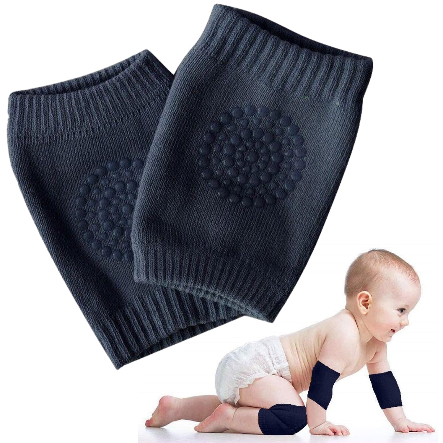 1 Pairs Baby Knee Pads for Crawling (1 Pair / 6 Cm) 1 Pairs Baby Knee Pads for Crawling (1 Pair / 6 Cm)